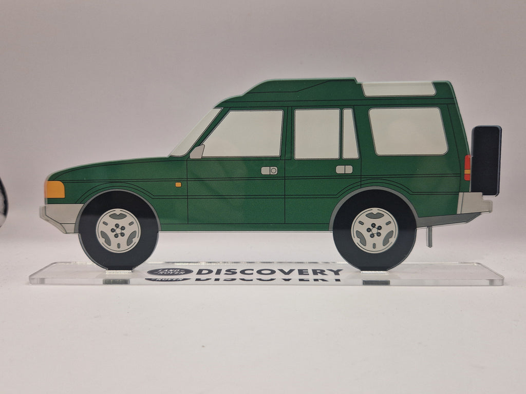 Custom Acrylic Land Rover Discovery – Printed in Any Colour, with Matching Stand