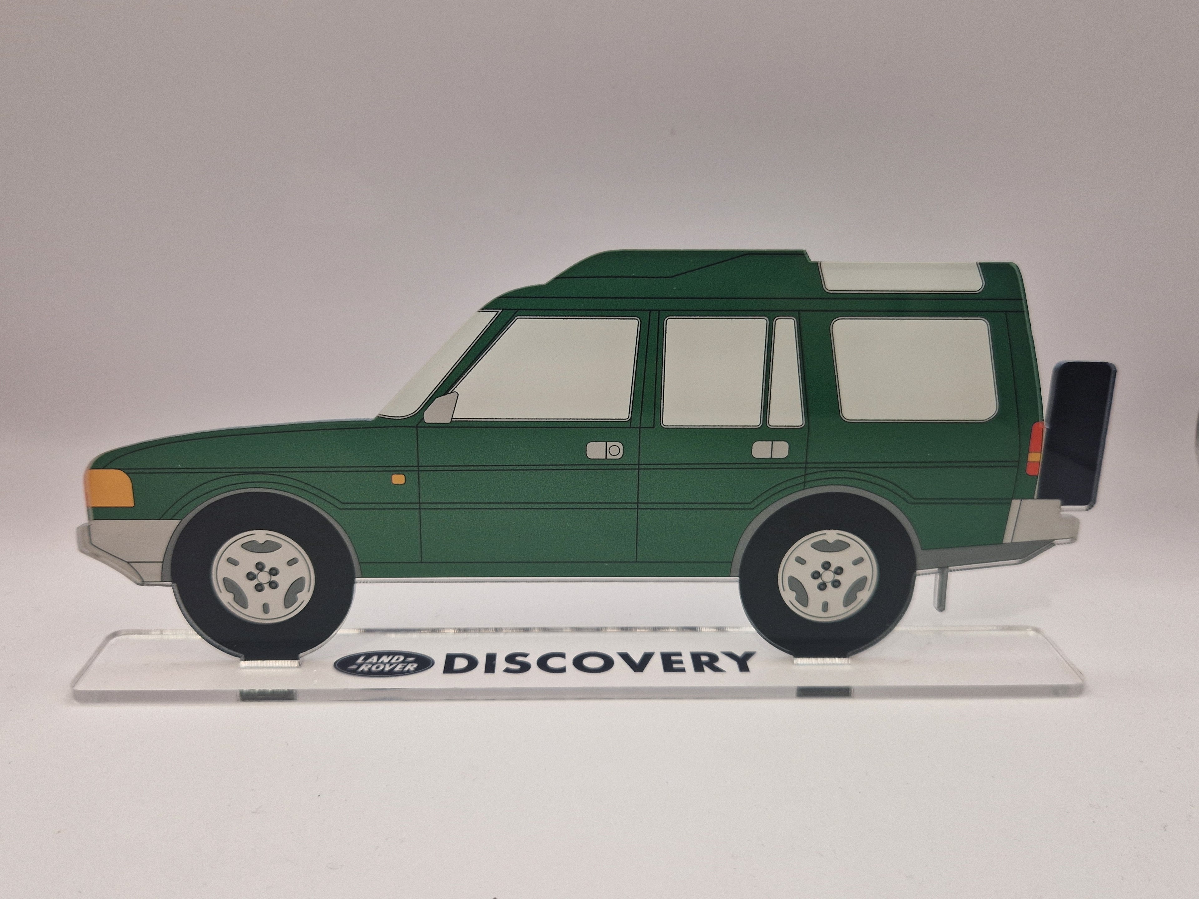 Custom Acrylic Land Rover Discovery – Printed in Any Colour, with Matching Stand