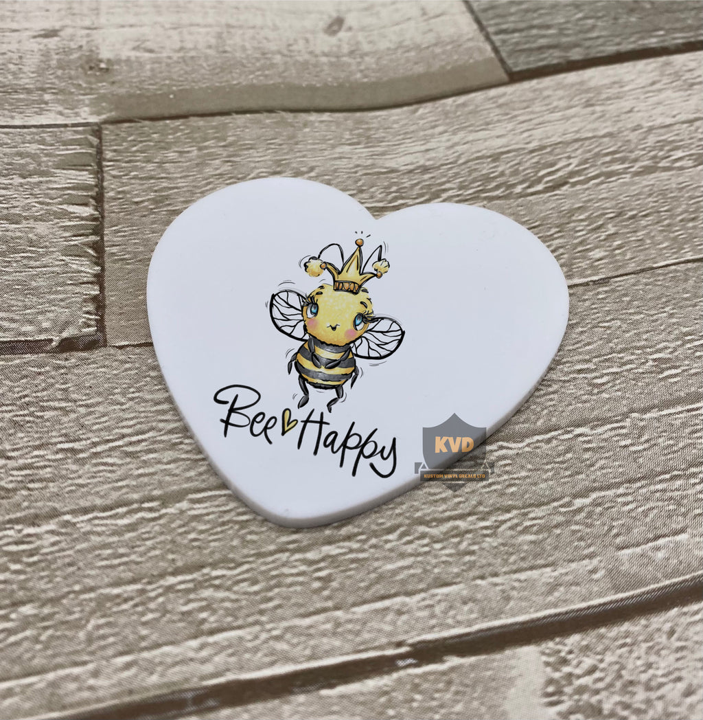Bee Happy Fridge Magnet
