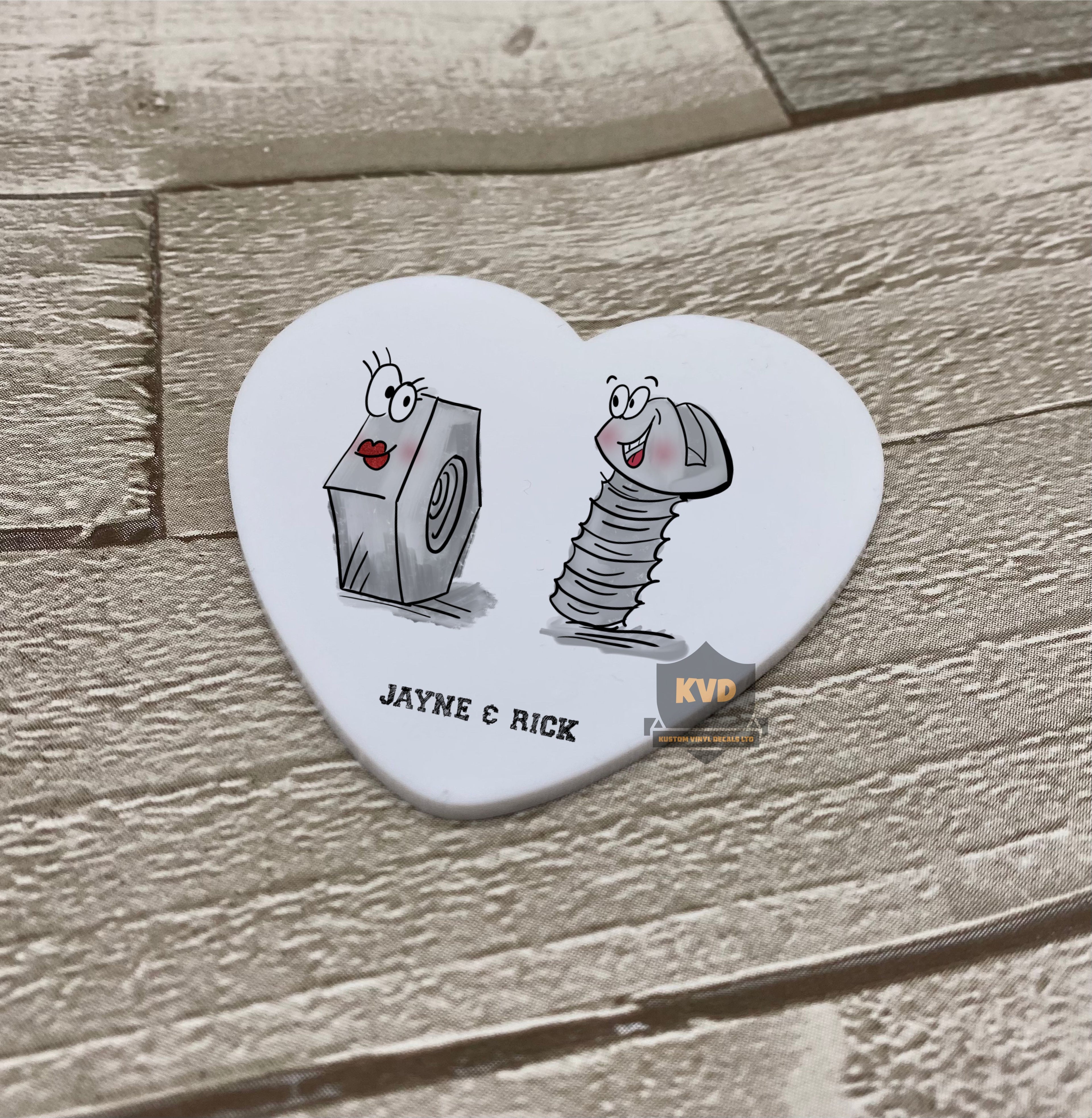 Personalised Screw & Nut Magnet