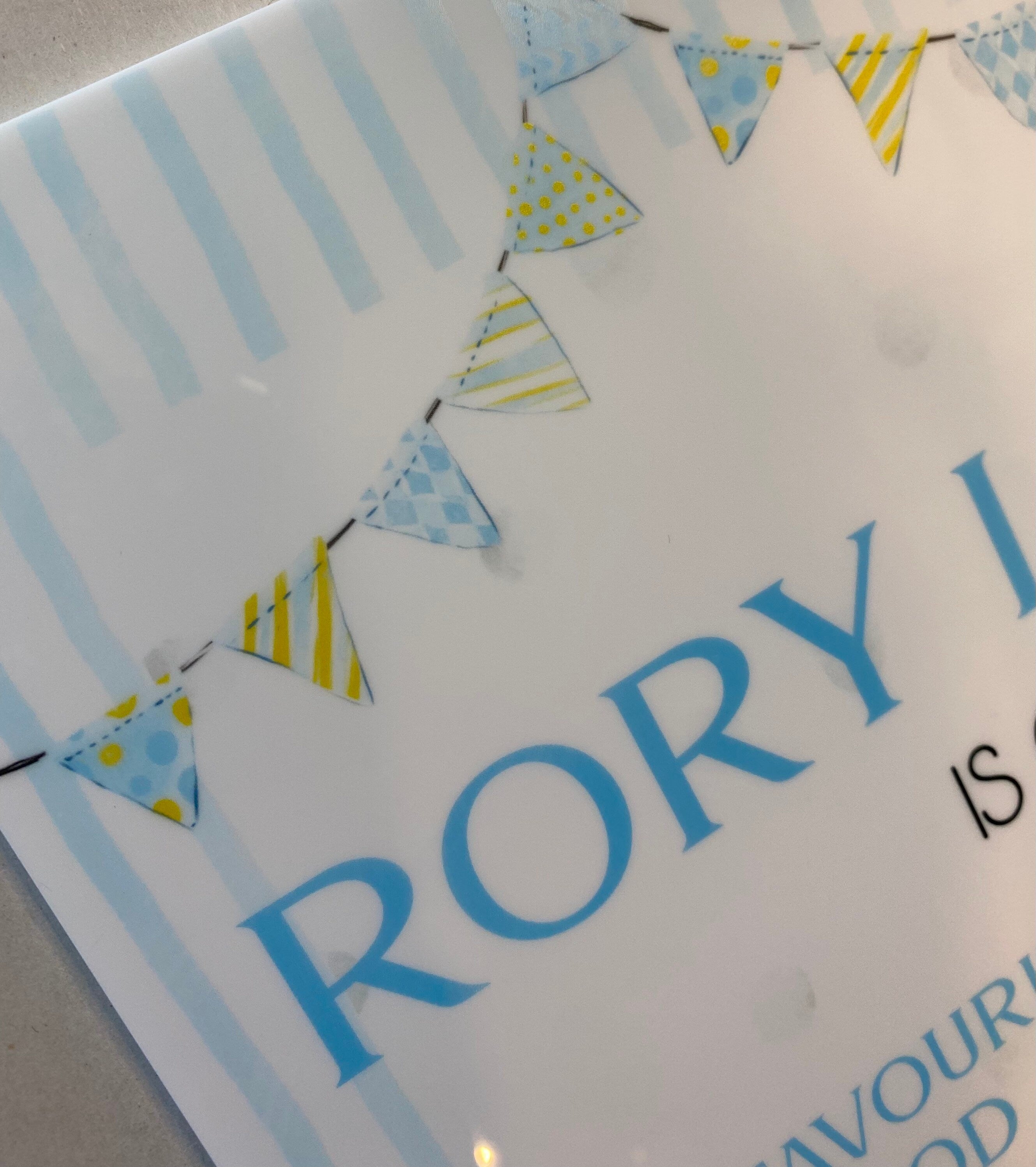 First Birthday Milestone Board For boys